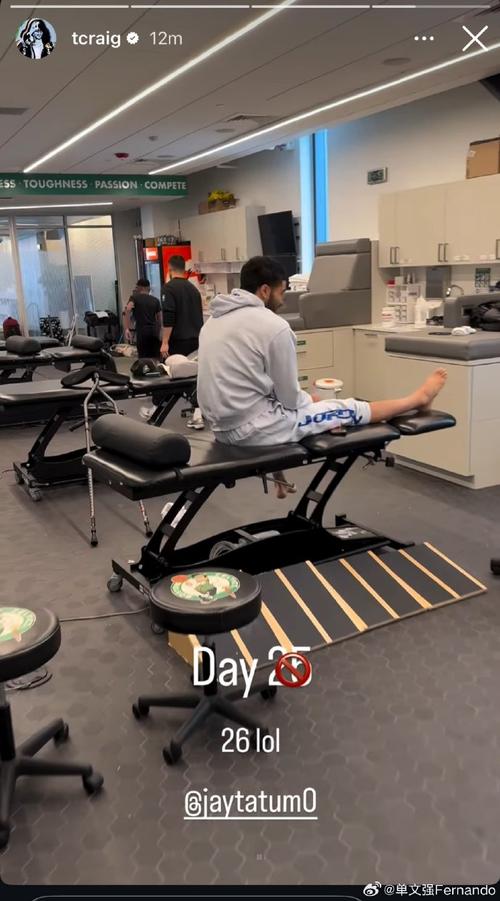 塔图姆在术后听从医生建议 服用了新型止痛药 助力高强度康复训练