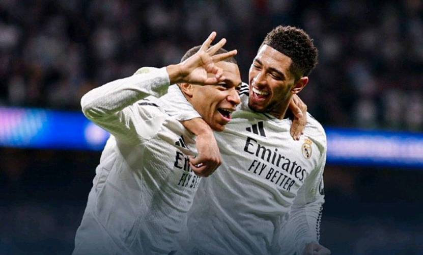 姆巴佩生涯第4次在欧冠帽子戏法追平本泽马,仅次于梅罗、莱万