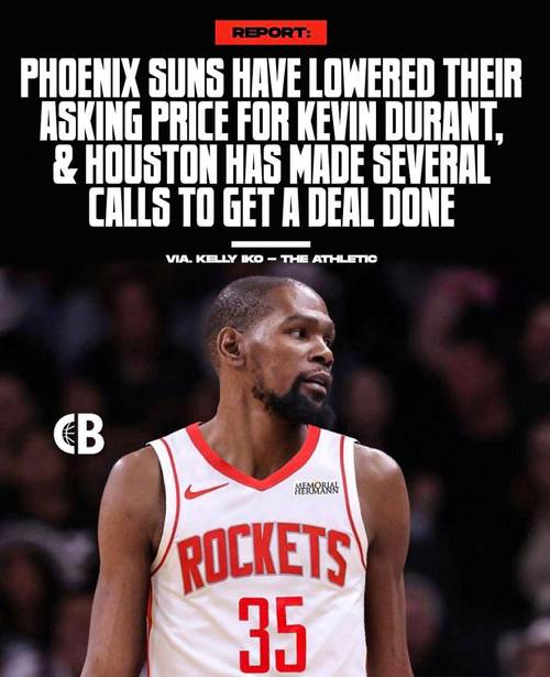 杜兰特:太阳已提前告知将交易我 之前我就关注到火箭了