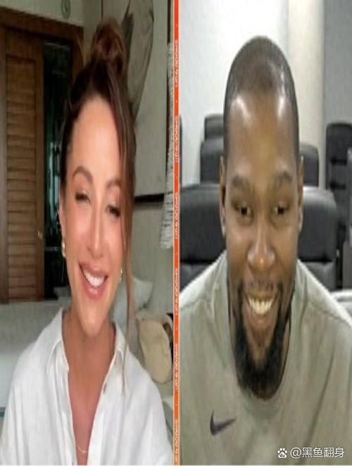 美女主持：你看起来很开心 杜兰特：我一直这么开心啊