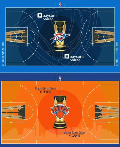 新赛季各队NBA杯主场地板涂装！对比上赛季的有更好看吗？